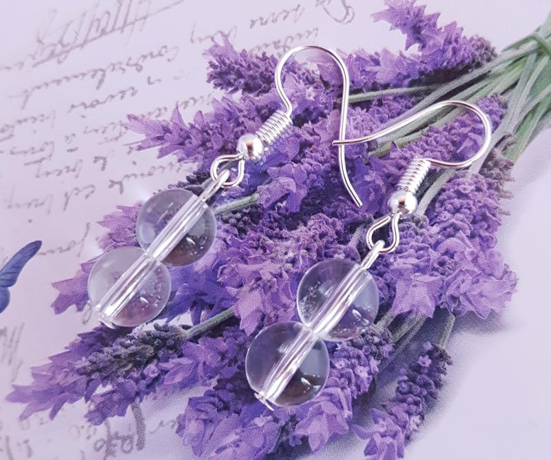 hegyikristály fülbevaló