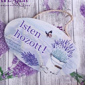 fatábla akasztóval - Isten hozott