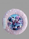 karácsonyi ajtódísz - Mickey és Minnie