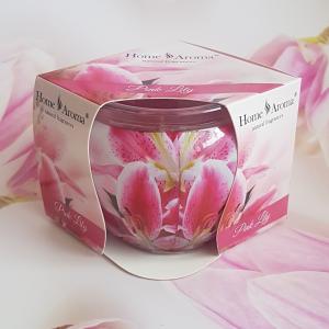 poharas illatgyertya - pink lily