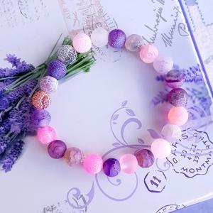 repesztett achát karkötő