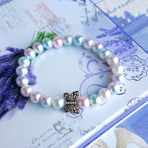 tekla gyöngy karkötő pillangó köztessel