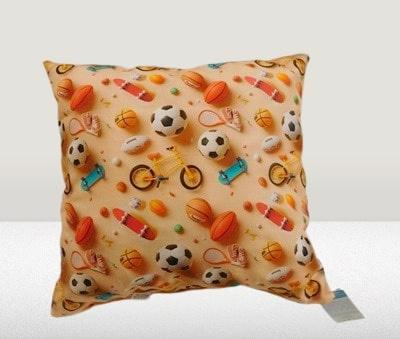 Antiallergén párna POLLY KIDS 3D/11 foci, bicikli, gördeszka 34x34cm