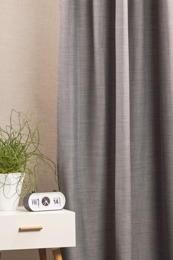 Blackout kész sötétítő függöny Rajmund platina szürke 150x115cm párban
