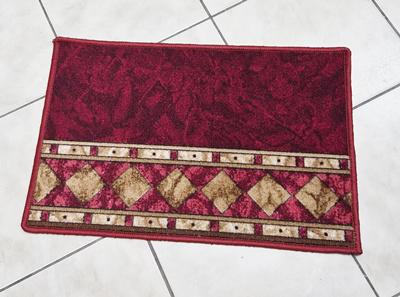 Csúszásmentes buklé lábtörlő kis szőnyeg bordó 40x60cm