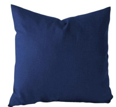 Dimout sötétkék díszpárna 45x45cm kivehető béléssel