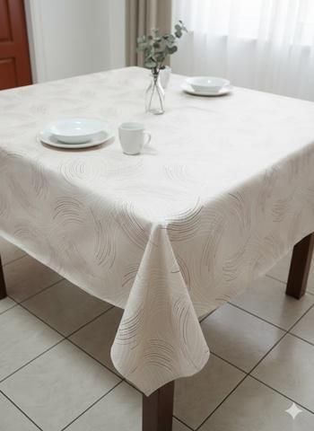 Drapp mintás viaszos vászon 100x140cm 234b