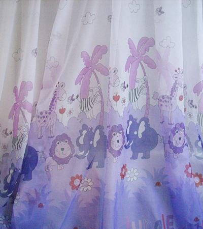 Dzsungel voila kész függöny 180x260cm lila