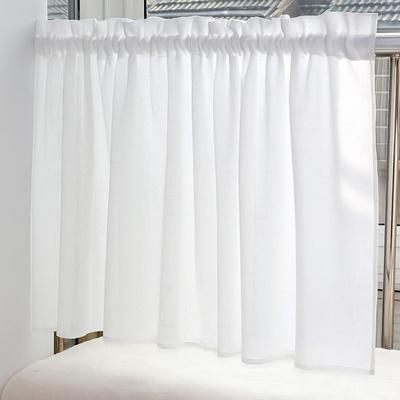 Egyszínű fehér vitrage függöny Martina  90x100cm