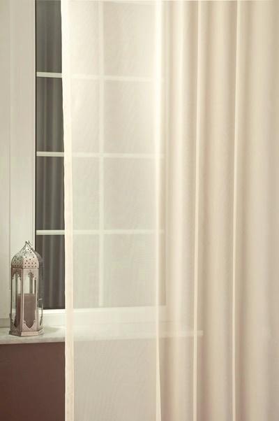 Egyszínű voila kész függöny latte 06 180x250cm