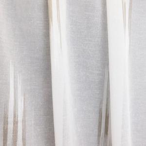 Ecrü sable kész függöny VM88  drapp ezüst mintával 140x170cm