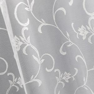 Fehér jaquard függöny IND88 bordűrös 165x180cm