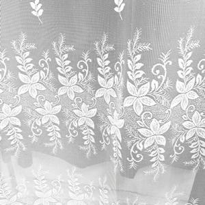 Fehér jaquard kész függöny Twiny 245x460cm