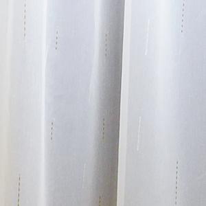 Fehér sable kész függöny 10115 fehér drapp beszövéssel 175x250cm