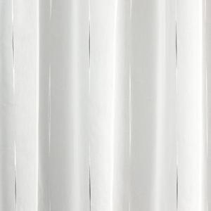 Fehér sable kész függöny Anita egyszerű vonal mintával 175x250cm