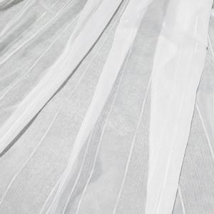 Fehér sable kész függöny hosszában csíkos mintás 175x250cm