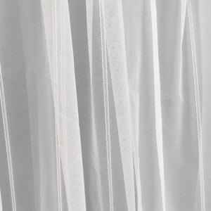 Fehér sable kész függöny Lorena 01 csíkos 250x150cm