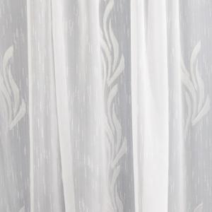 Fehér voila -sable kész függöny fehér mintás Szirom 160x220cm