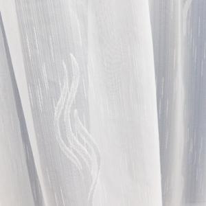 Fehér voila-sable kész függöny Hullám DN. 120x190cm