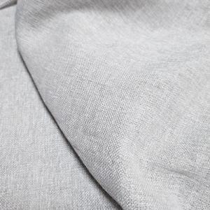 Fényáteresztő ezüstszürke kész függöny Sofia természetes hatású 130x150cm