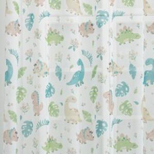 Gyerekmintás voila kész függöny Dinoszaurusz 180x180cm