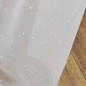 Noppos fehér sable kész függöny F. 240x330cm