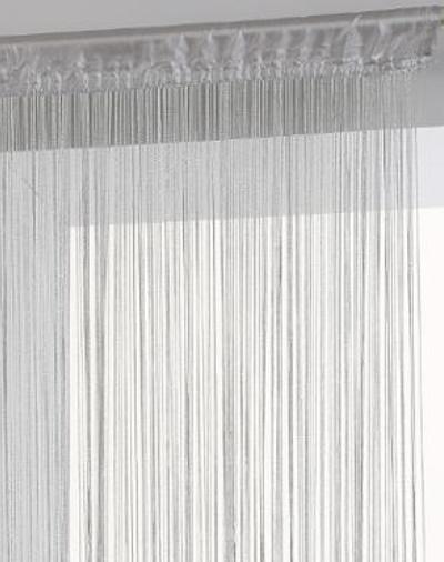 Ezüst spagetti függöny