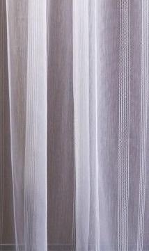 Fehér dreher sable csíkos kész függöny Susan 130x95cm bújtatós