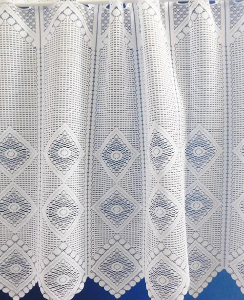 Fehér jaquard 1369 vitrage függöny 60x104cm