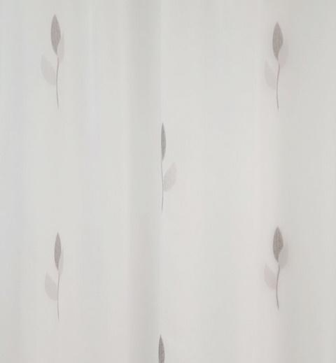 Fehér jaquard függöny margarétás 175x250cm