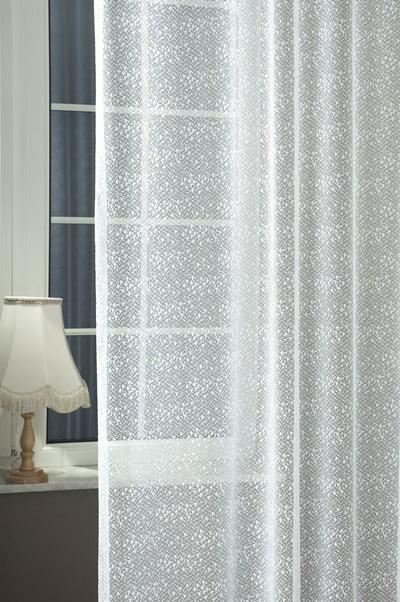 Fehér jaquard kész függöny 715/140x140cm