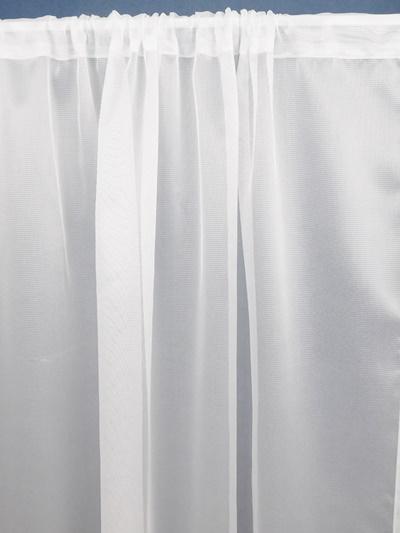 Fehér sable kész függöny Lisa 90x140cm bújtatós