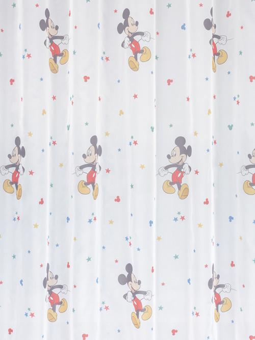 Fehér voila fényáteresztő gyerek kész függöny MICKEY/C04/ 165x300cm