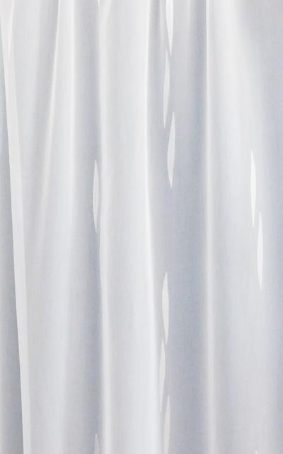 Fehér voila kész függöny fehér nyírt mintával Csepp 60x140cm