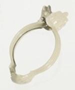 Függöny díszcsipesz natúr nagy