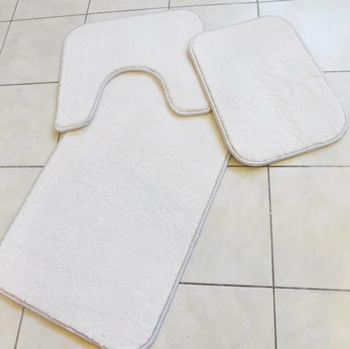 Fürdőszobai szett  3 részes fehér