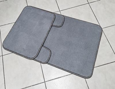 Fürdőszobaszett 3-részes szürke