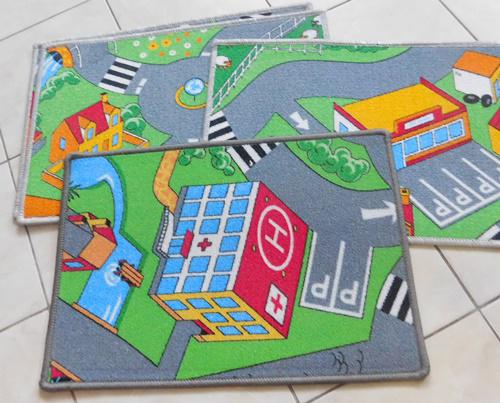 Gyerekmintás lábtörlő kis szőnyeg Fiús 40x60cm