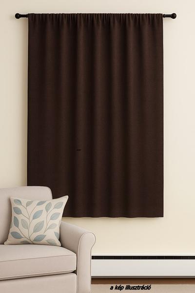 Kész dimout sötétítő függöny R. sötétbarna 130x120cm párban