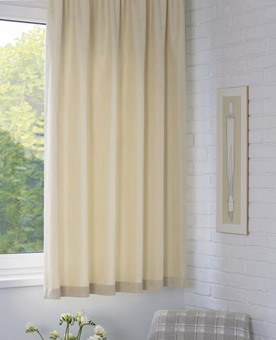 Kész sötétítő függöny bársonyos ecrü 175x140cm Oscar/02