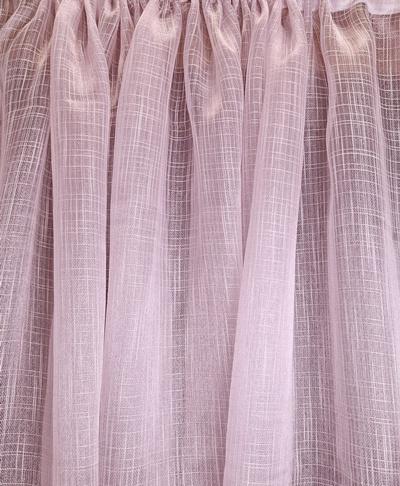 Magában mintás organza kész függöny halvány orgona 120x210cm