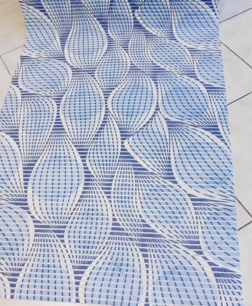 Mintás anti-slip szőnyeg  kék  65x100cm