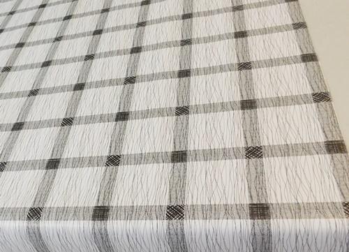 Mintás viaszos vászon szürke kockás 270x140cm