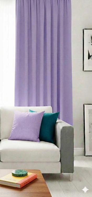 Panama 60 levendula kész sötétítő-dekor függöny 160x140cm