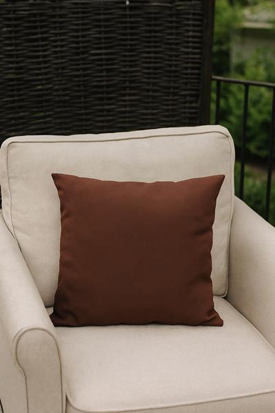 Panama díszpárna barna 40x40cm