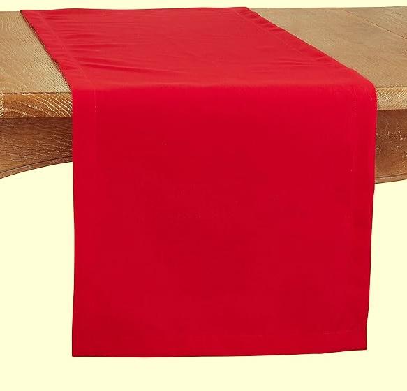 Panama tégla asztalközép hosszú terítő 35x140cm