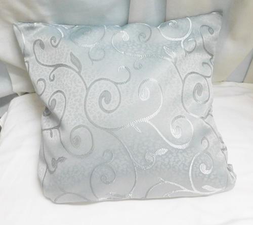 Szatén díszpárna huzat szürke 40x40cm