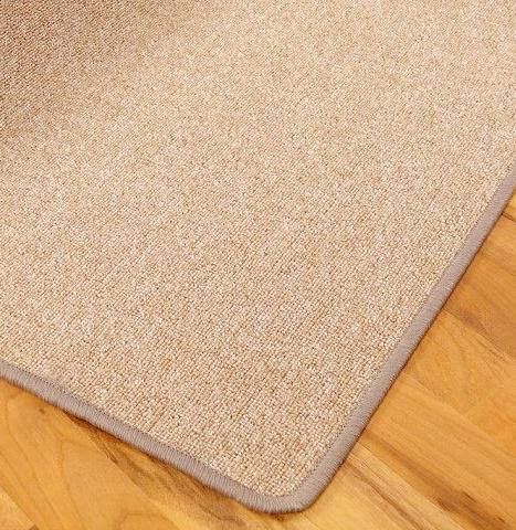 Szegett szőnyeg drapp buklé 67x120cm