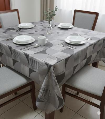 Szürke mintás viaszos vászon 170x140cm 186b