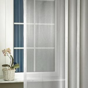 Dreher organza kész függöny Mira ezüst szürke 160x240cm